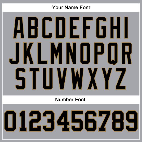 Custom Gray Black-Old Gold Authentic Sleeveless Baseball Jersey - Image 4